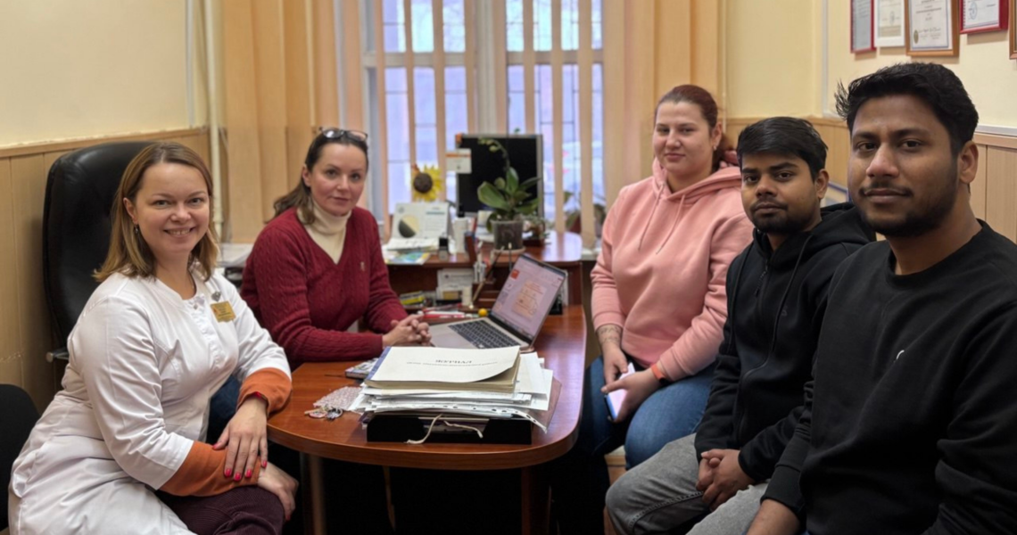 A regular meeting of the Student Scientific Group was held at the Department of Internal Medicine No. 1