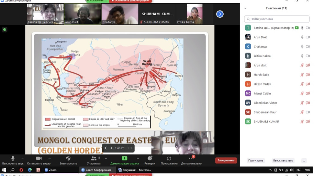 “HISTORY IS CYCLICAL AND EVERYTHING REPEATS ITSELF” – WAS THE TOPIC OF DISCUSSION IN CLASS