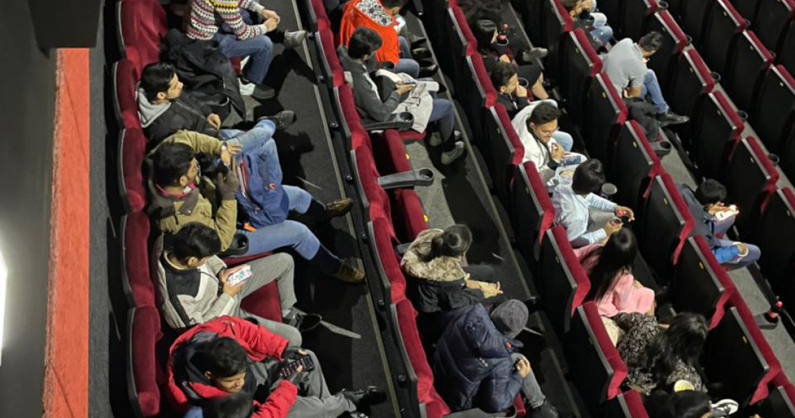STUDENTS OF THE INTERNATIONAL FACULTY WATCHED THE SPORTS DRAMA