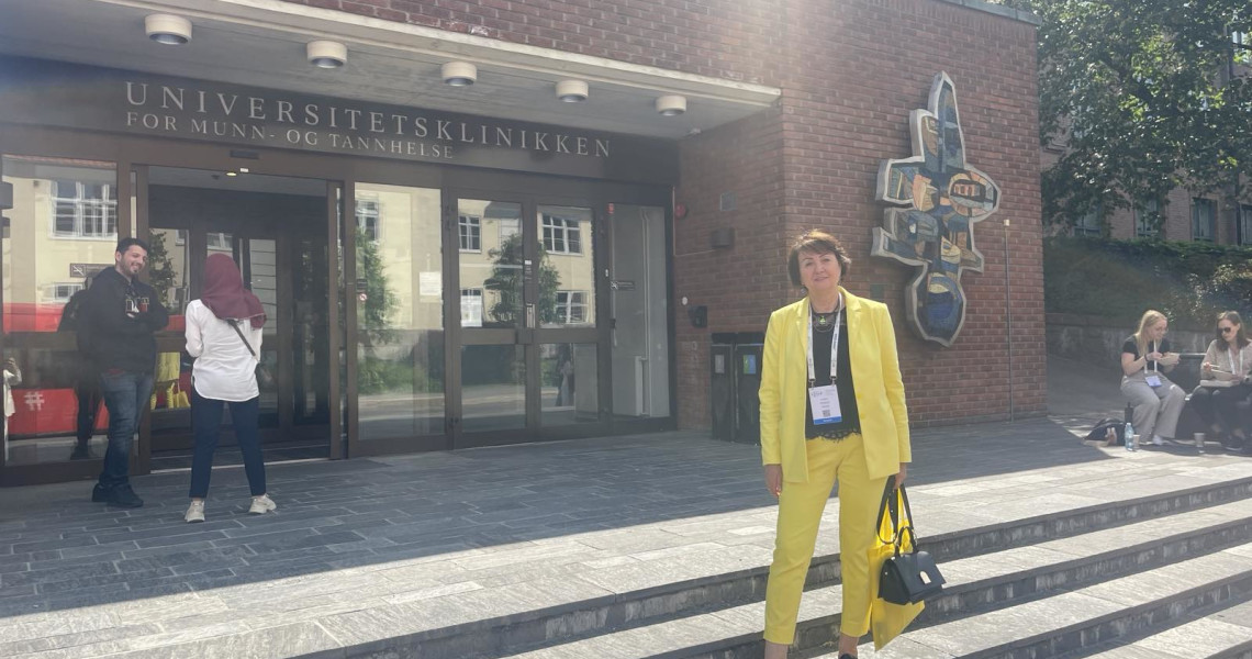 International scientific relations of PSMU: Professor Lyubov Smaglyuk at the congress in Oslo