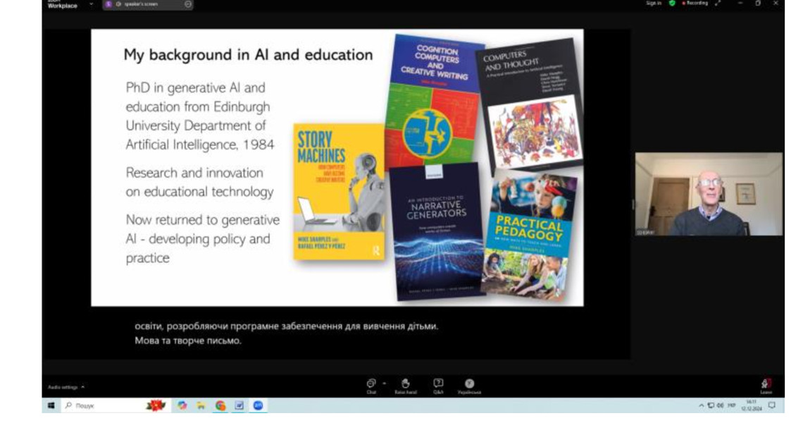Online lectures by UK scientists: details here