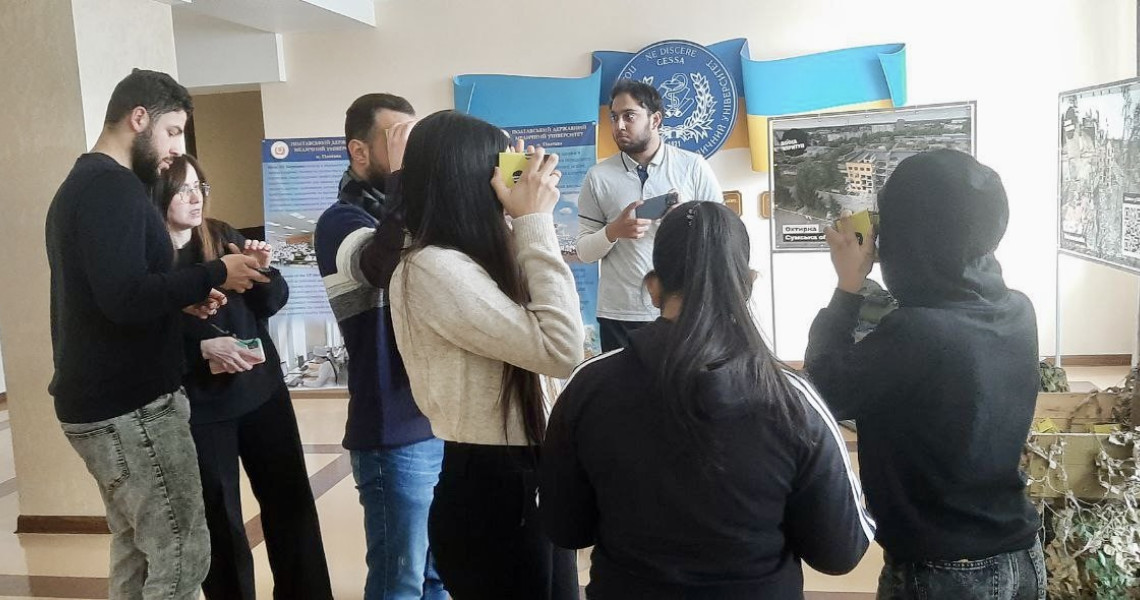 Students of the International Faculty are proud of the unbreakable spirit of the Ukrainian people