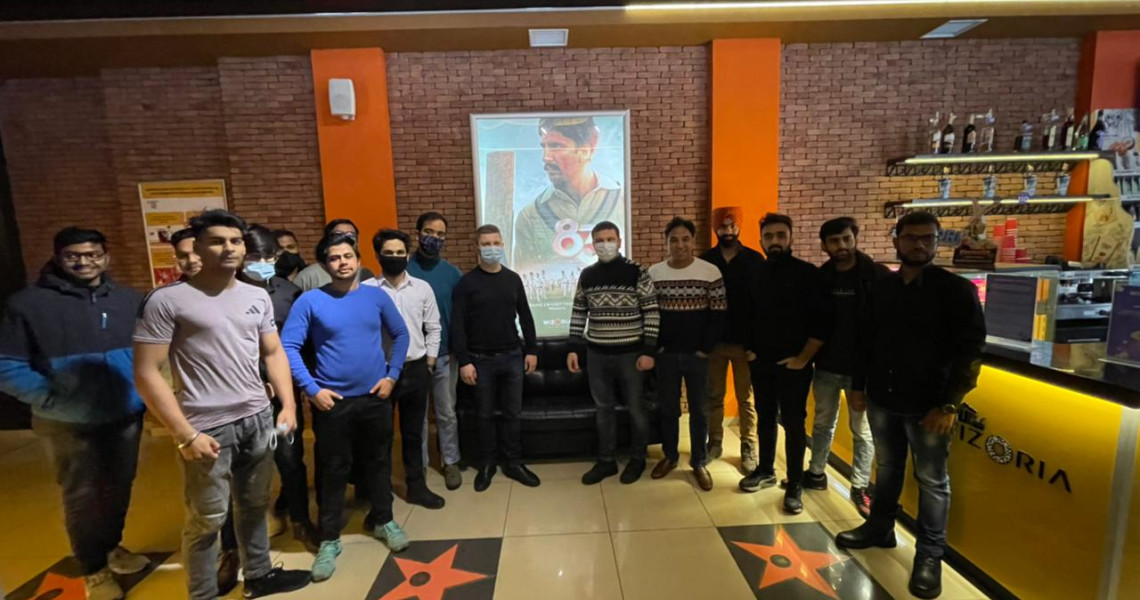 STUDENTS OF THE INTERNATIONAL FACULTY WATCHED THE SPORTS DRAMA