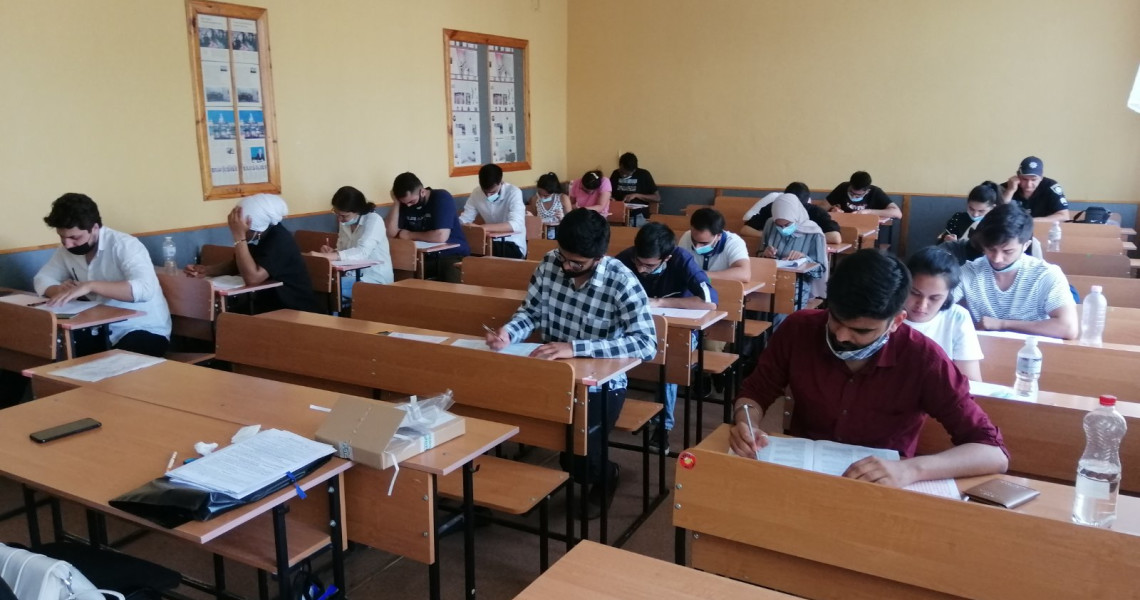 FOREIGN STUDENTS SIT FOR THE USQE, STAGE 1