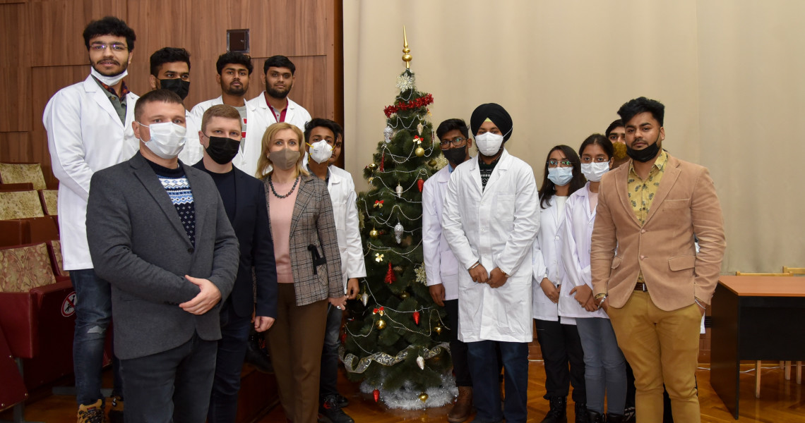 A MEETING WITH FOREIGN FRESHMEN TOOK PLACE AT THE INTERNATIONAL FACULTY