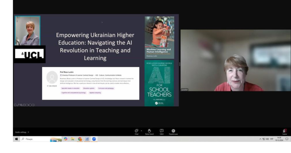 Online lectures by UK scientists: details here