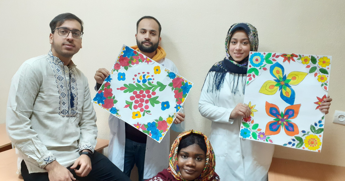 "OH MY BEREHYNIA (GODDESS OF GOODNESS), UKRAINIAN HEADSCARF!":  THE PROJECT "FOREIGN STUDENTS DISCOVER UKRAINE" IS GOING ON