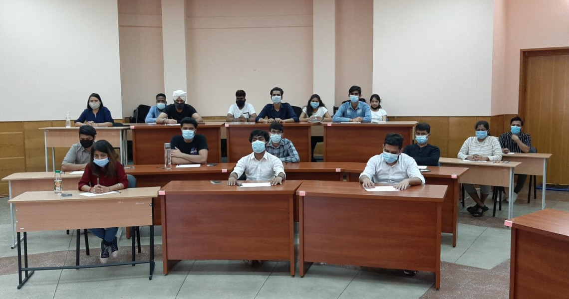 FOREIGN STUDENTS SIT FOR THE USQE, STAGE 1
