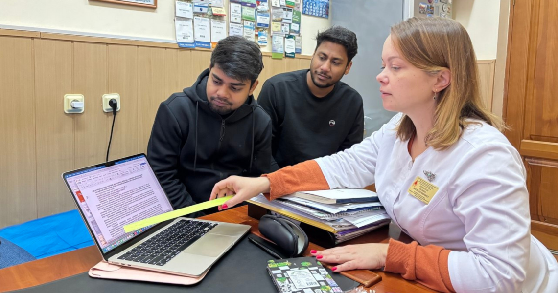A regular meeting of the Student Scientific Group was held at the Department of Internal Medicine No. 1