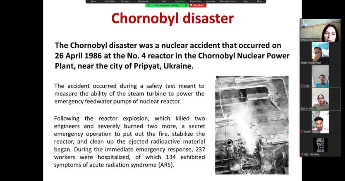Educational class dedicated to the Day of the Chernobyl tragedy