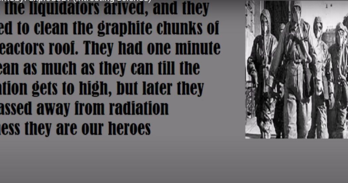 35TH  ANNIVERSARY OF THE CHERNOBYL ACCIDENT: THE EDUCATIONAL CLASS SET FOR REFLECTION