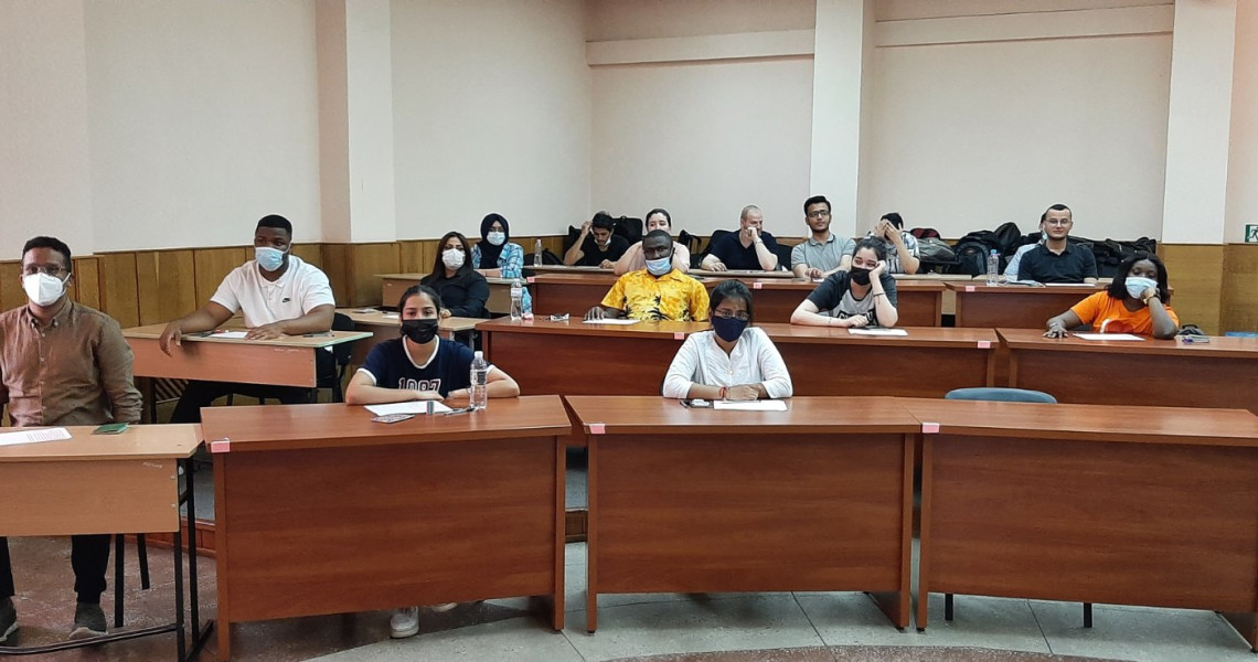 FOREIGN STUDENTS SIT FOR THE USQE, STAGE 1