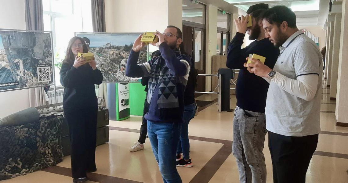 Students of the International Faculty are proud of the unbreakable spirit of the Ukrainian people