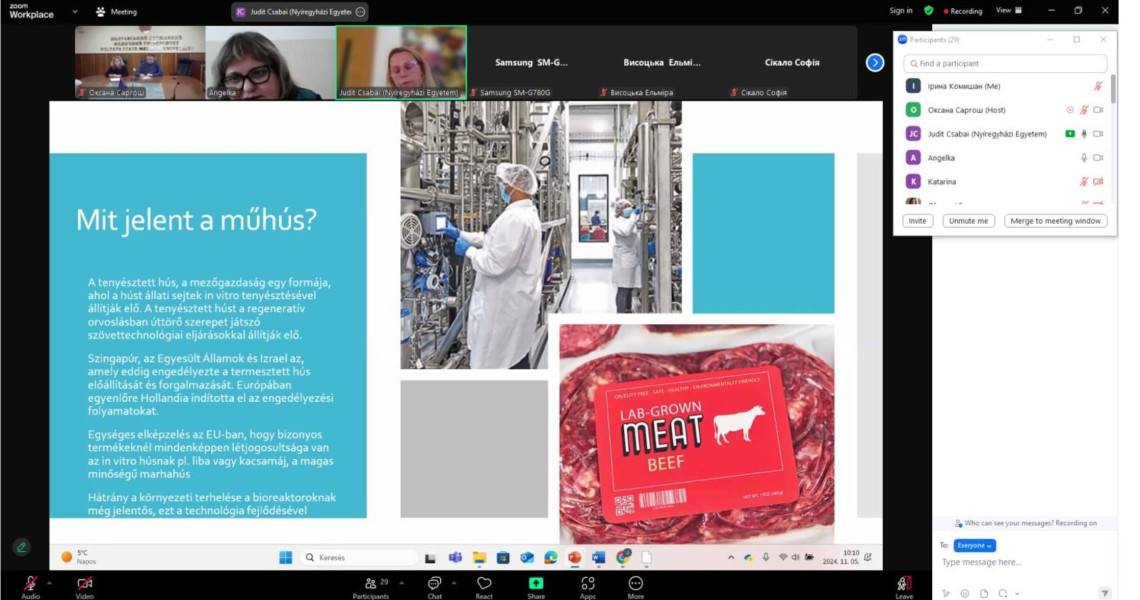 Exploring "Nutrition Science" and Studying International Experience in the Field: It’s Fascinating