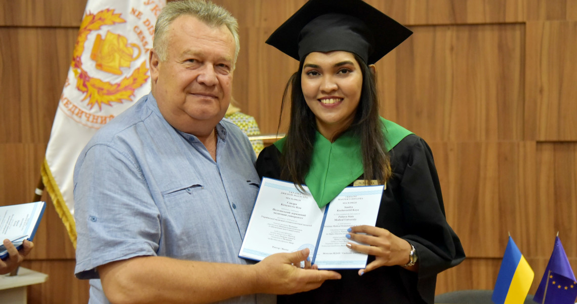 PSMU International Faculty announces the graduation of Masters and a significant meeting of foreign students with the Rector