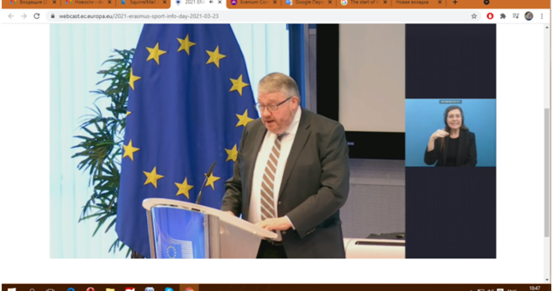 NEW OPPORTUNITIES AND PROJECTS WITHIN THE ERASMUS+SPORT 2021-2027
