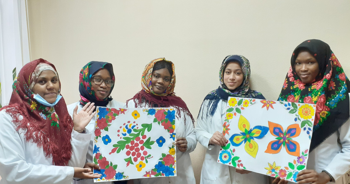 "OH MY BEREHYNIA (GODDESS OF GOODNESS), UKRAINIAN HEADSCARF!":  THE PROJECT "FOREIGN STUDENTS DISCOVER UKRAINE" IS GOING ON
