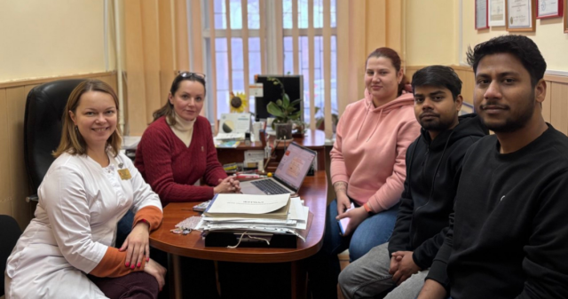 A regular meeting of the Student Scientific Group was held at the Department of Internal Medicine No. 1