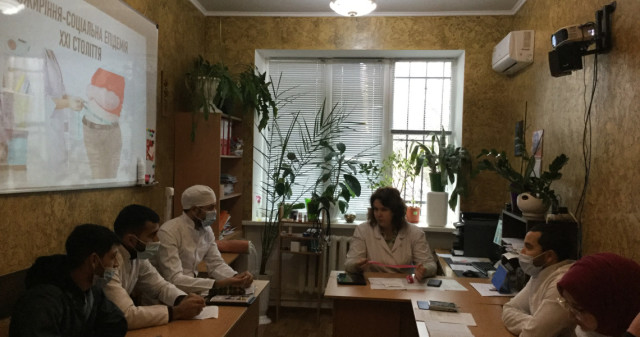 STUDENTS DISCUSSED THE CURRENT PROBLEM OF THE 21ST CENTURY EPIDEMIC