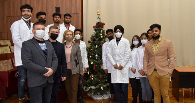A MEETING WITH FOREIGN FRESHMEN TOOK PLACE AT THE INTERNATIONAL FACULTY