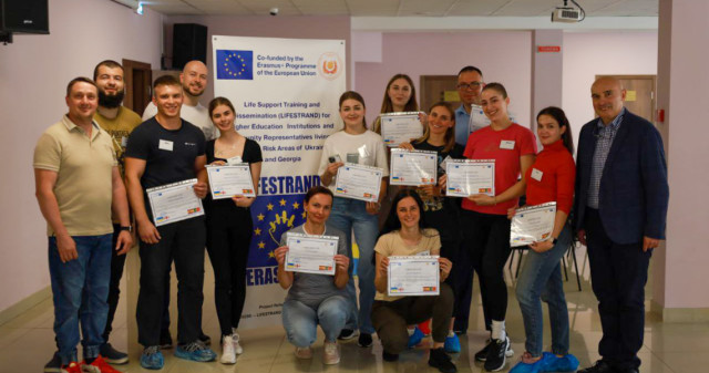 Coaches of the "OLYMP" Sports Club Acquire Lifesaving Skills within the LIFESTRAND Project