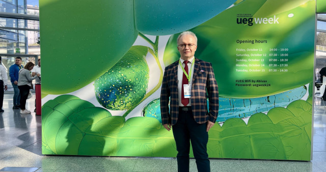 International cooperation:  The 32nd United Gastroenterology Week was the outstanding scientific event of the year